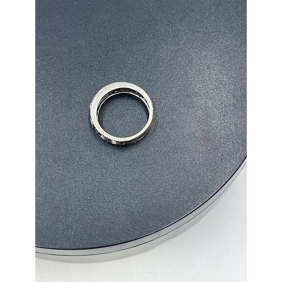 Ross Simon 925 Designer Signed Blue Topaz Sterling Silver Band Ring Sz 8.5 - Picture 15 of 15